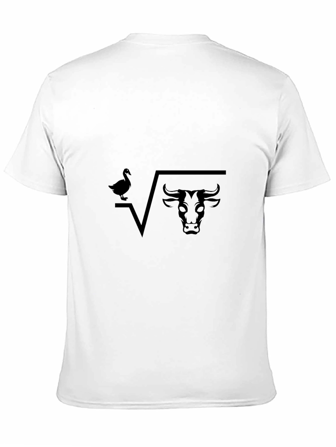 Duck Under Root Bull Black T-Shirt