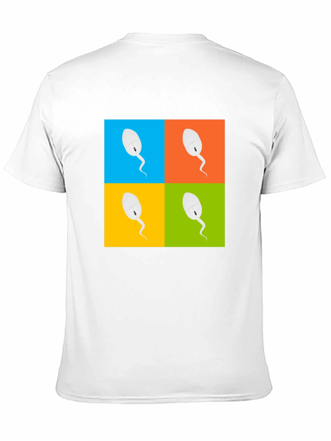 Pop Art Computer Mouse Graphic T-Shirt