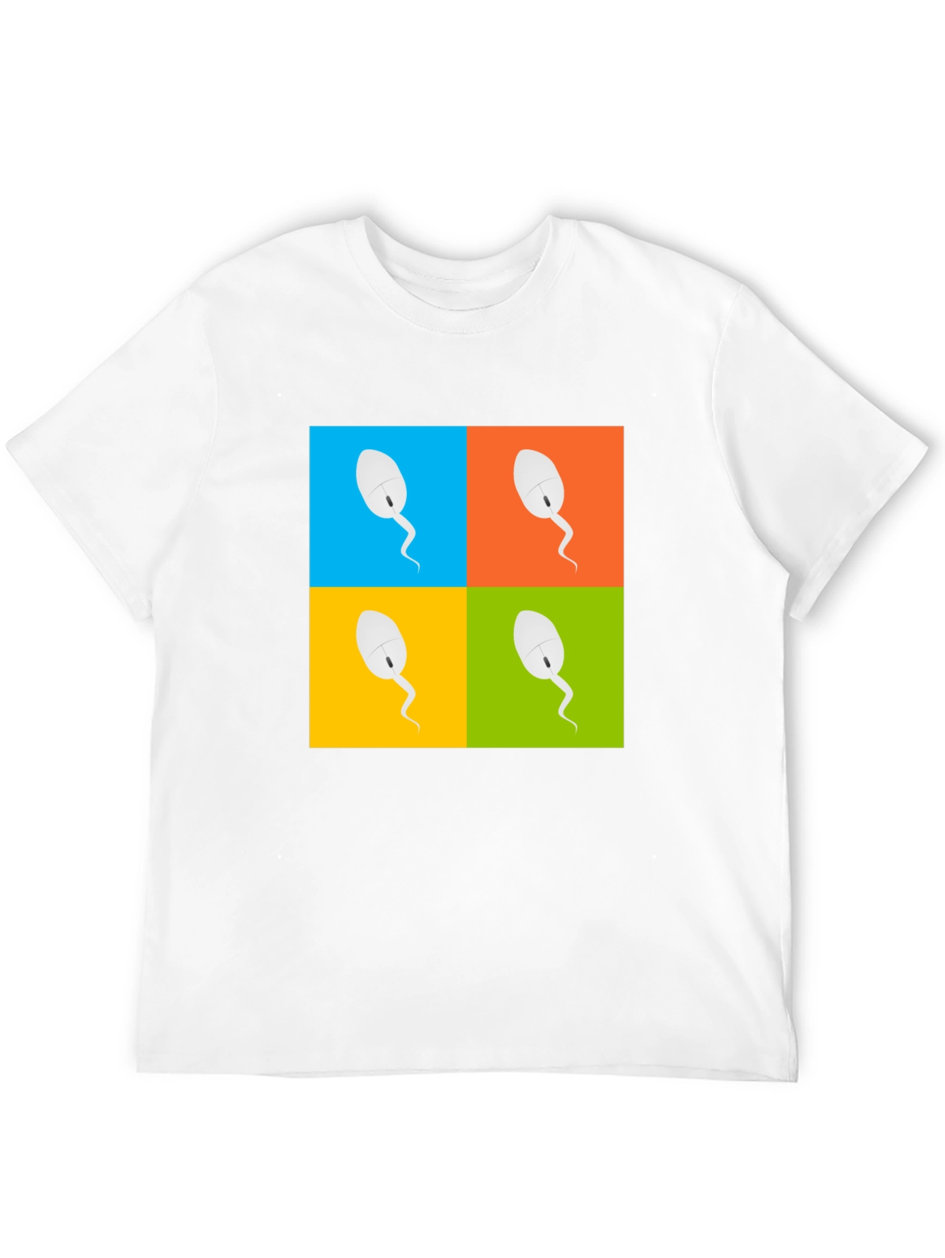 Pop Art Computer Mouse Graphic T-Shirt