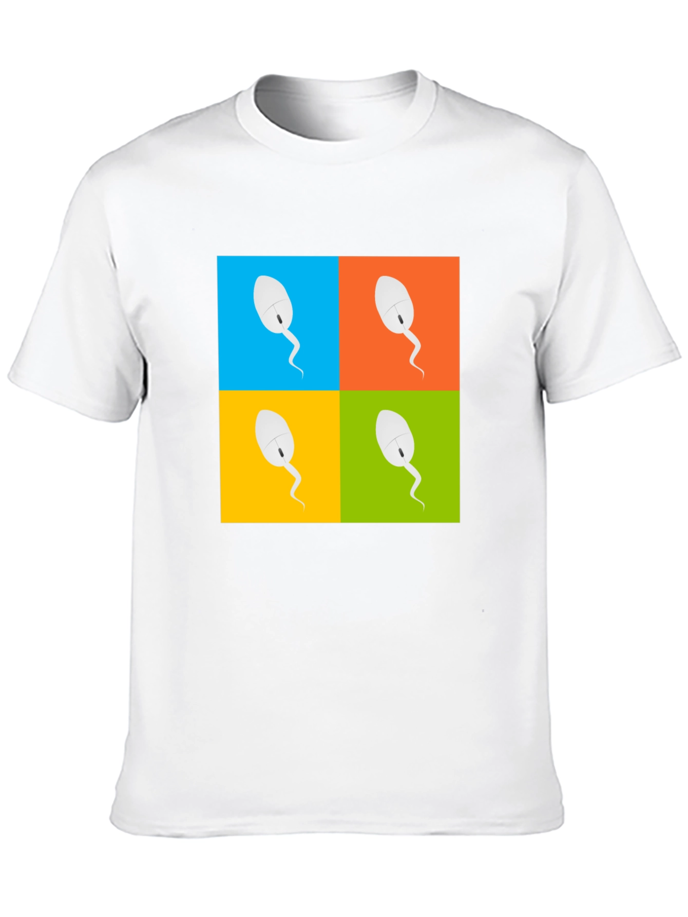 Pop Art Computer Mouse Graphic T-Shirt