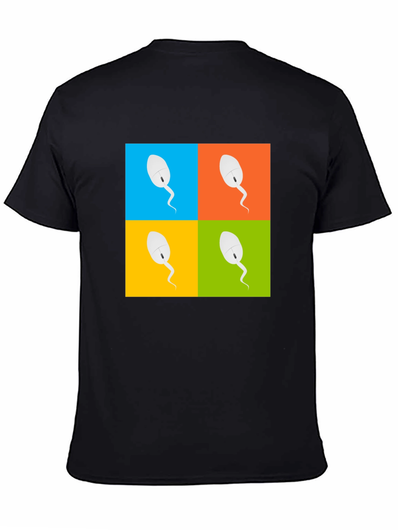 Pop Art Computer Mouse Graphic T-Shirt