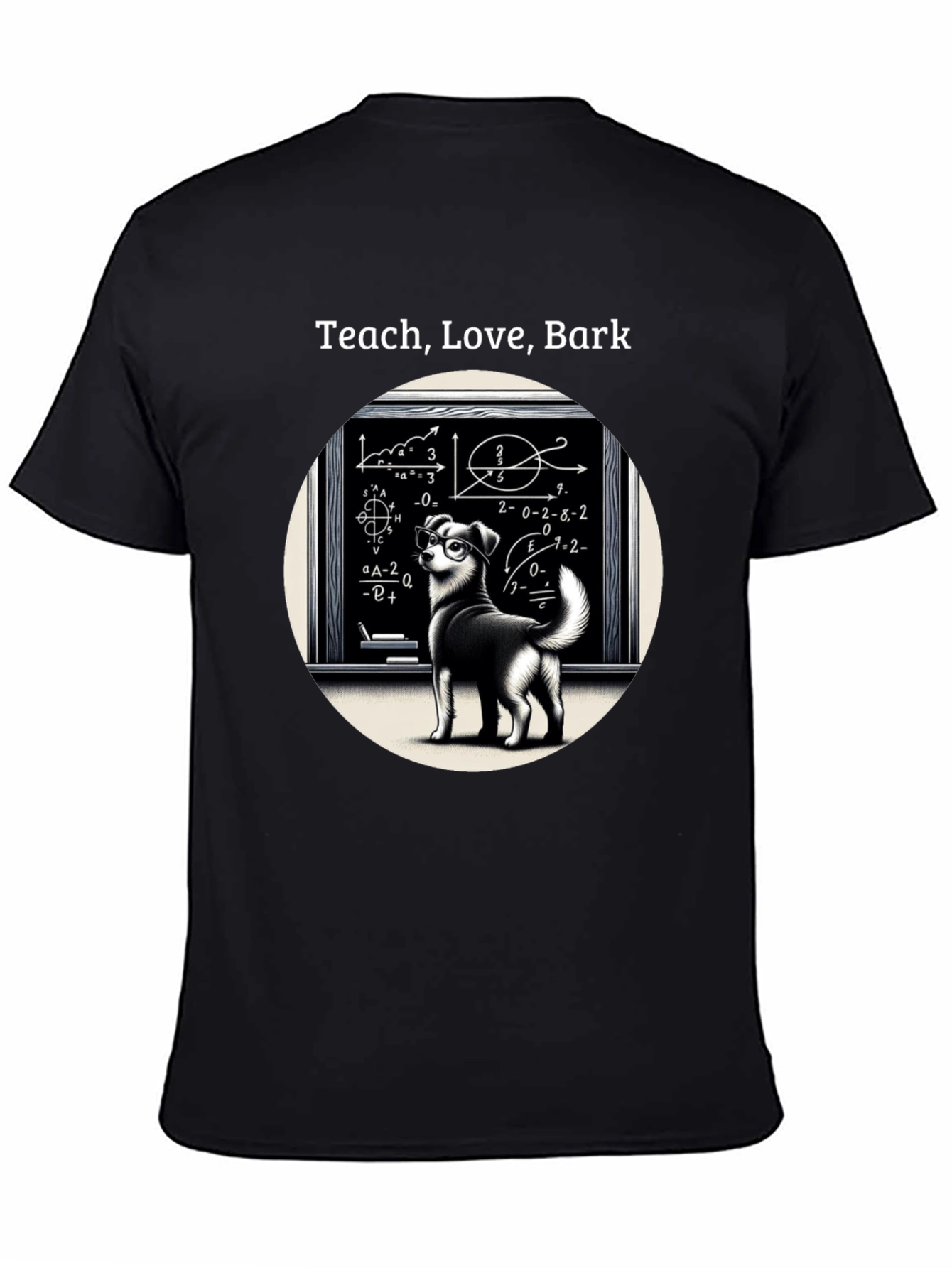 Teach Love Bark T-Shirt - Dog Lover Edition