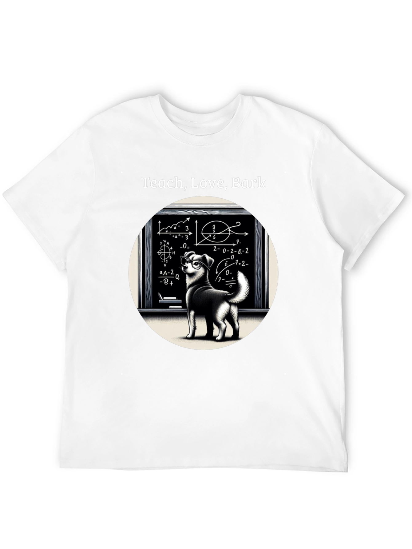 Teach Love Bark T-Shirt - Dog Lover Edition
