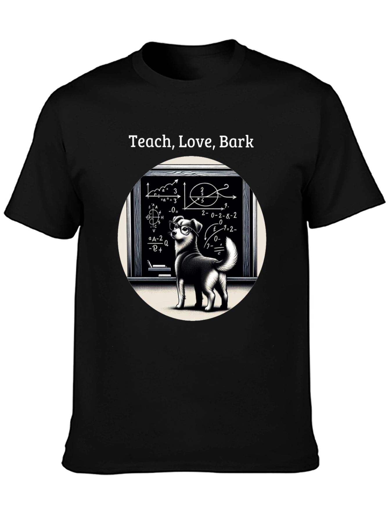 Teach Love Bark T-Shirt - Dog Lover Edition