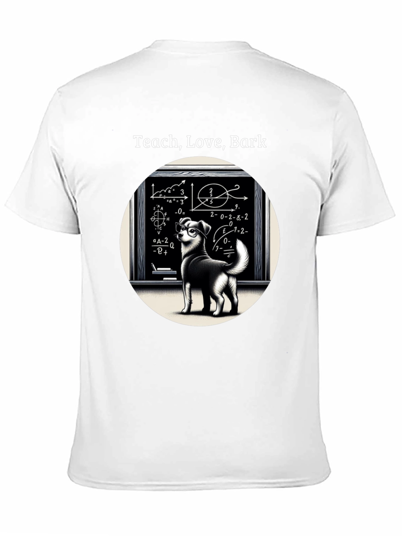 Teach Love Bark T-Shirt - Dog Lover Edition