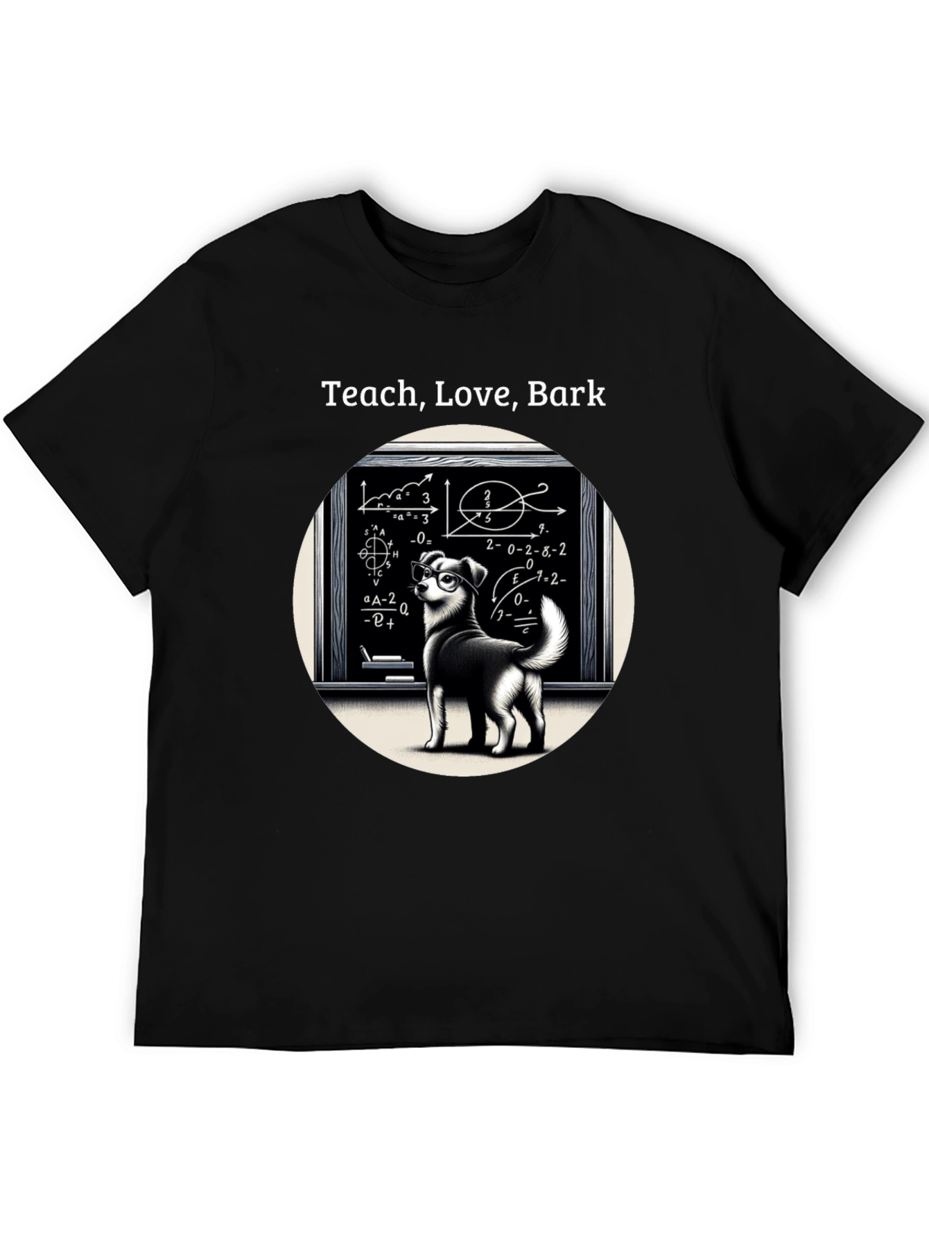 Teach Love Bark T-Shirt - Dog Lover Edition