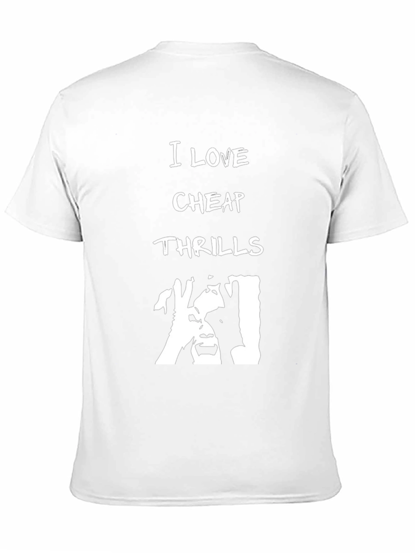 I Love Cheap Thrills Black T-Shirt