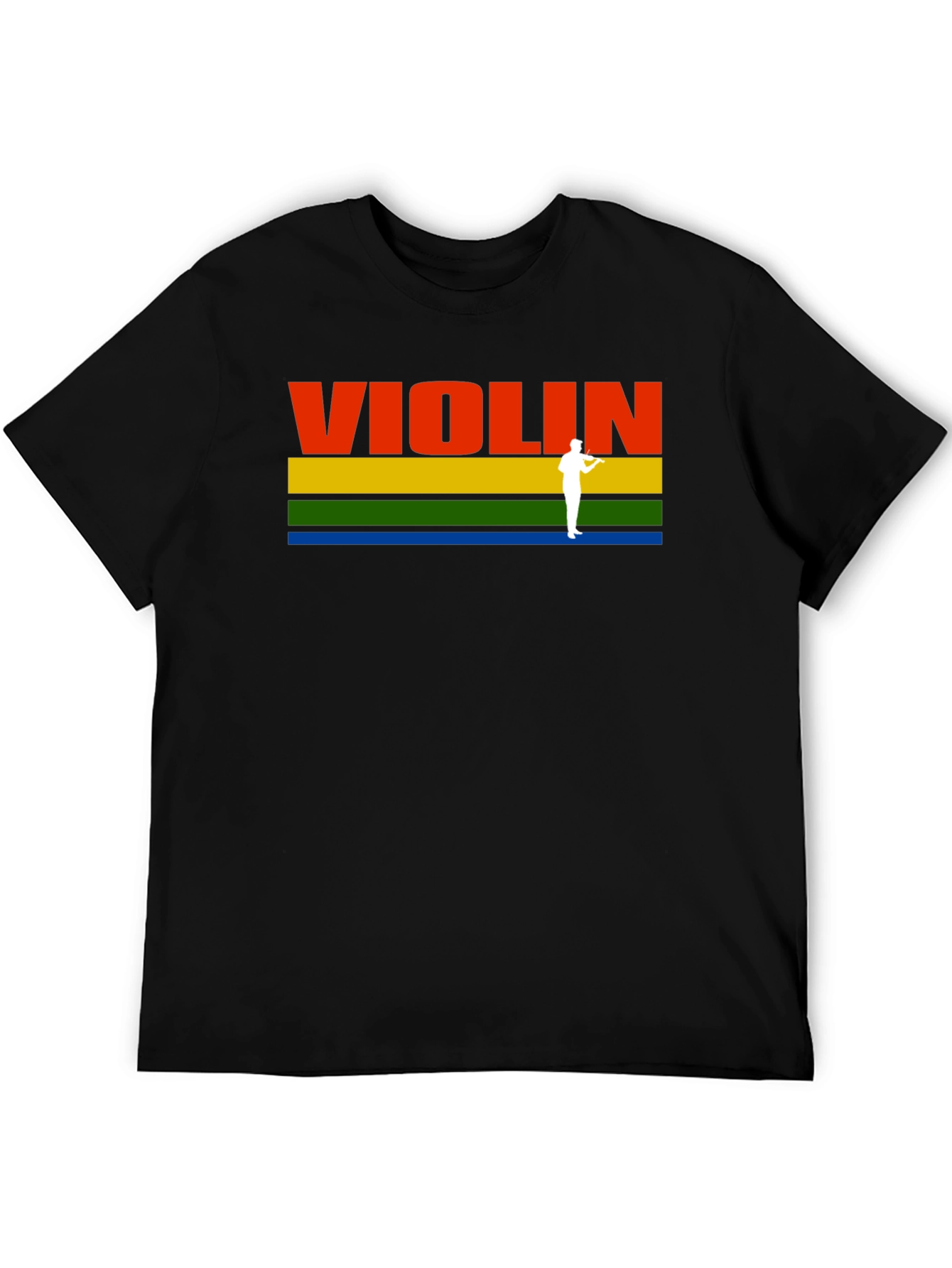 Violin Player Graphic Tee - Musical Gift