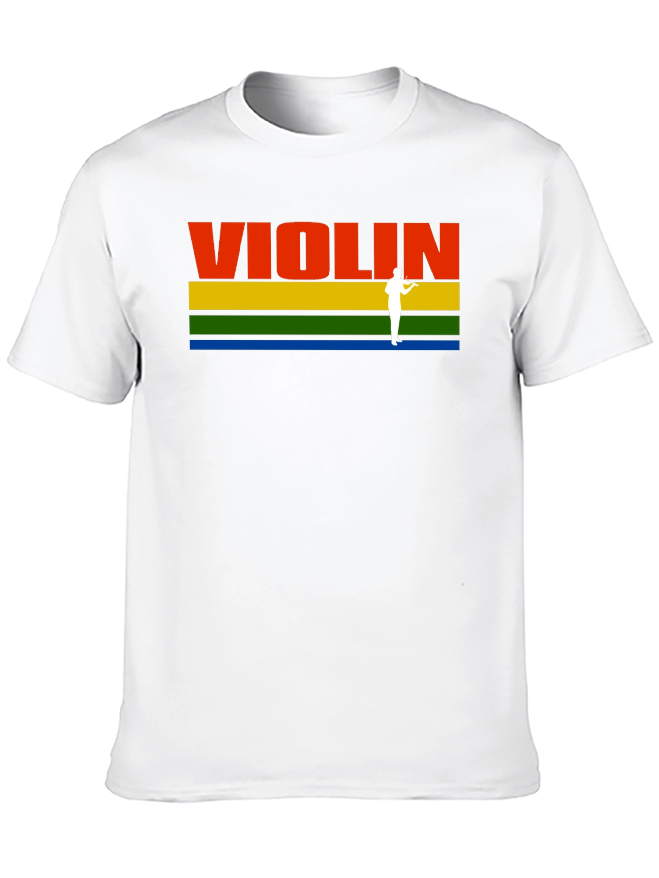 Violin Player Graphic Tee - Musical Gift