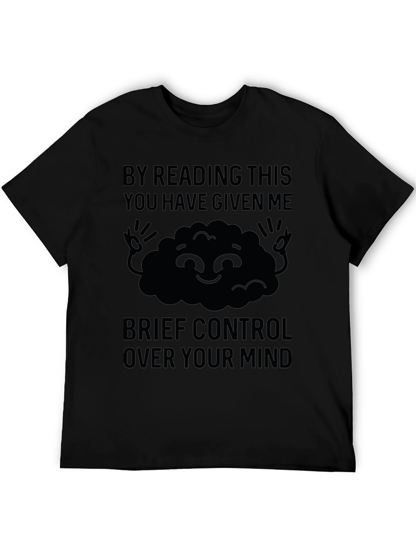 Mind Control Graphic Tee - Funny Reading Shirt