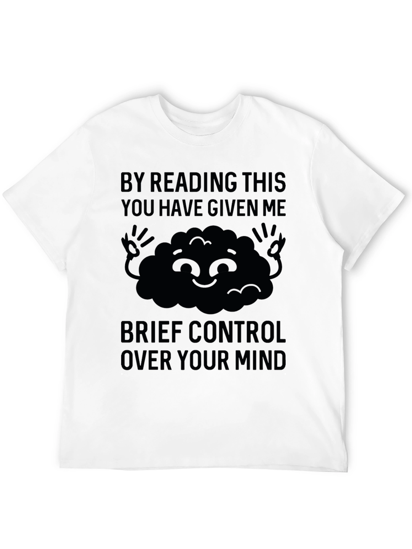 Mind Control Graphic Tee - Funny Reading Shirt
