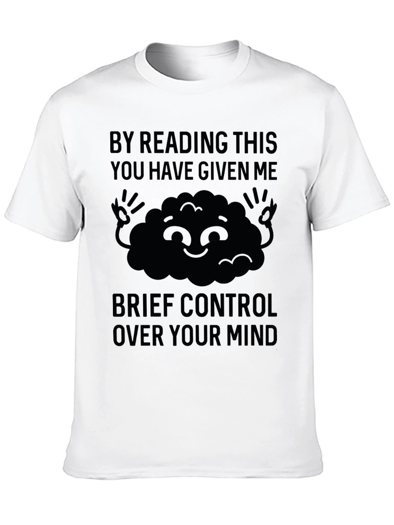 Mind Control Graphic Tee - Funny Reading Shirt