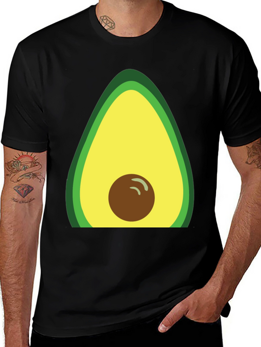 Avocado Graphic T-Shirt - Casual Fruit Tee