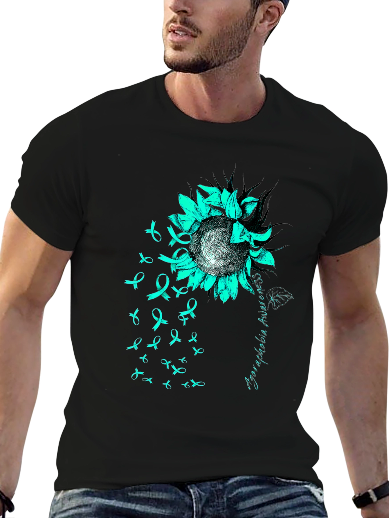 Agoraphobia Awareness Sunflower T-Shirt