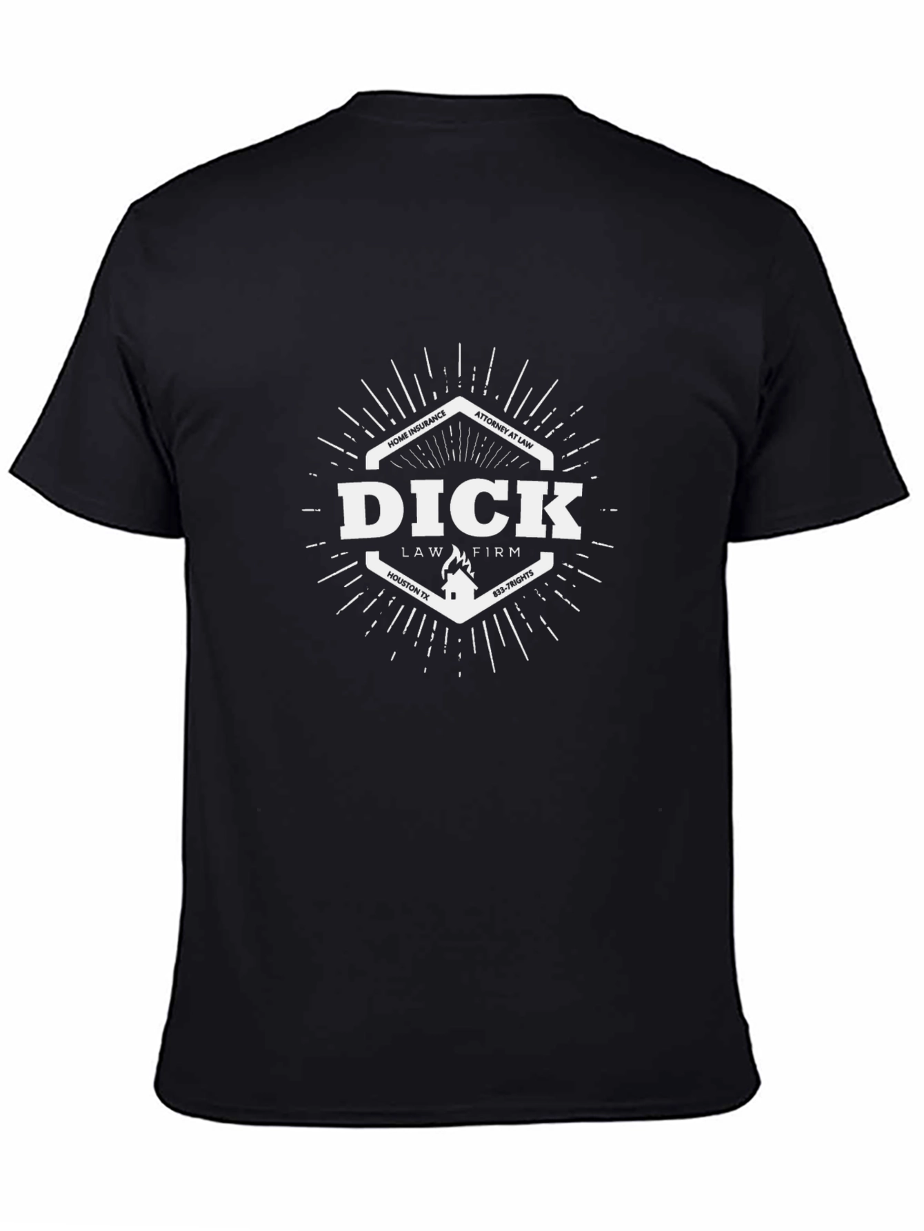 Dick Law Firm Novelty Graphic Tee