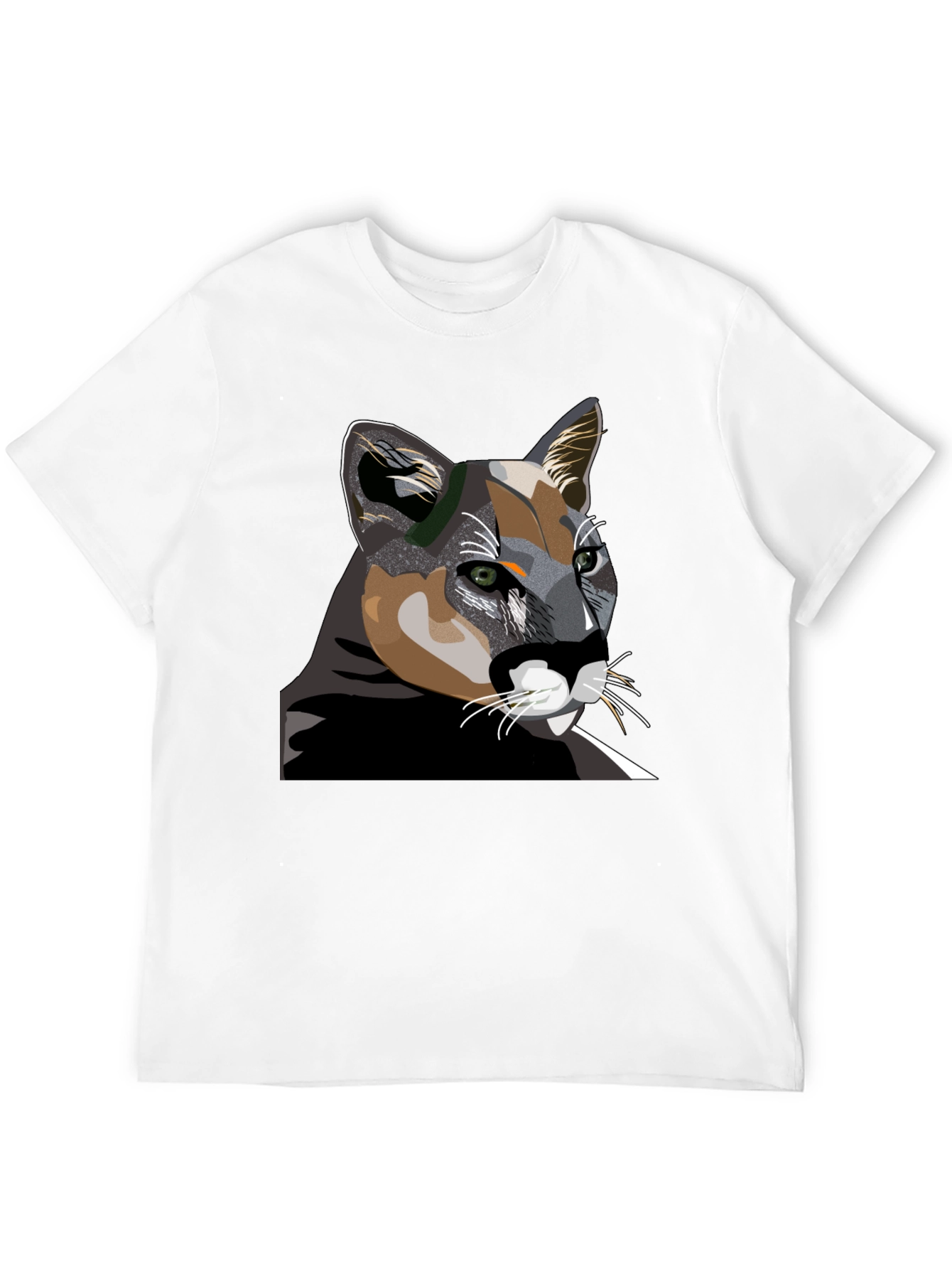 Cool Cat Graphic T-Shirt - Black Cotton Tee