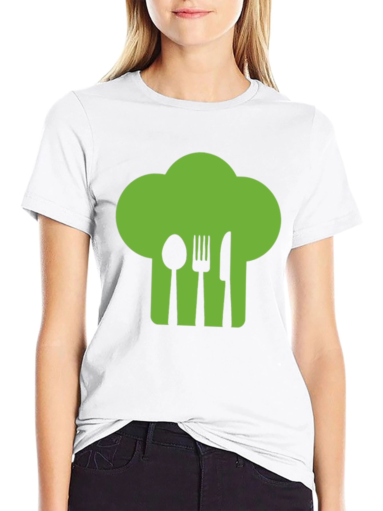 Chef Hat Utensil Graphic Tee - Black