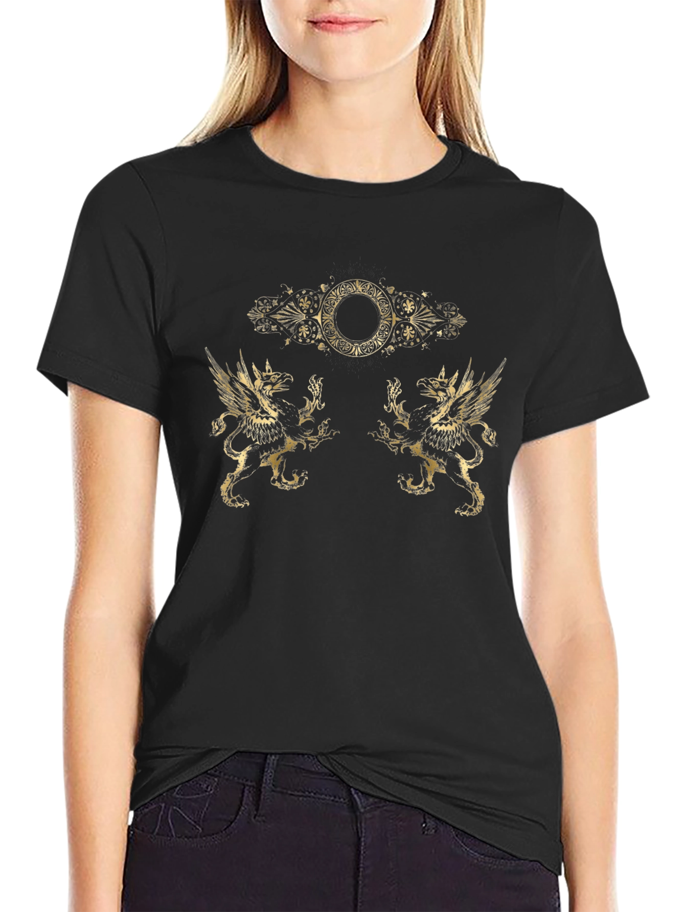 Gryphon Graphic Black T-Shirt