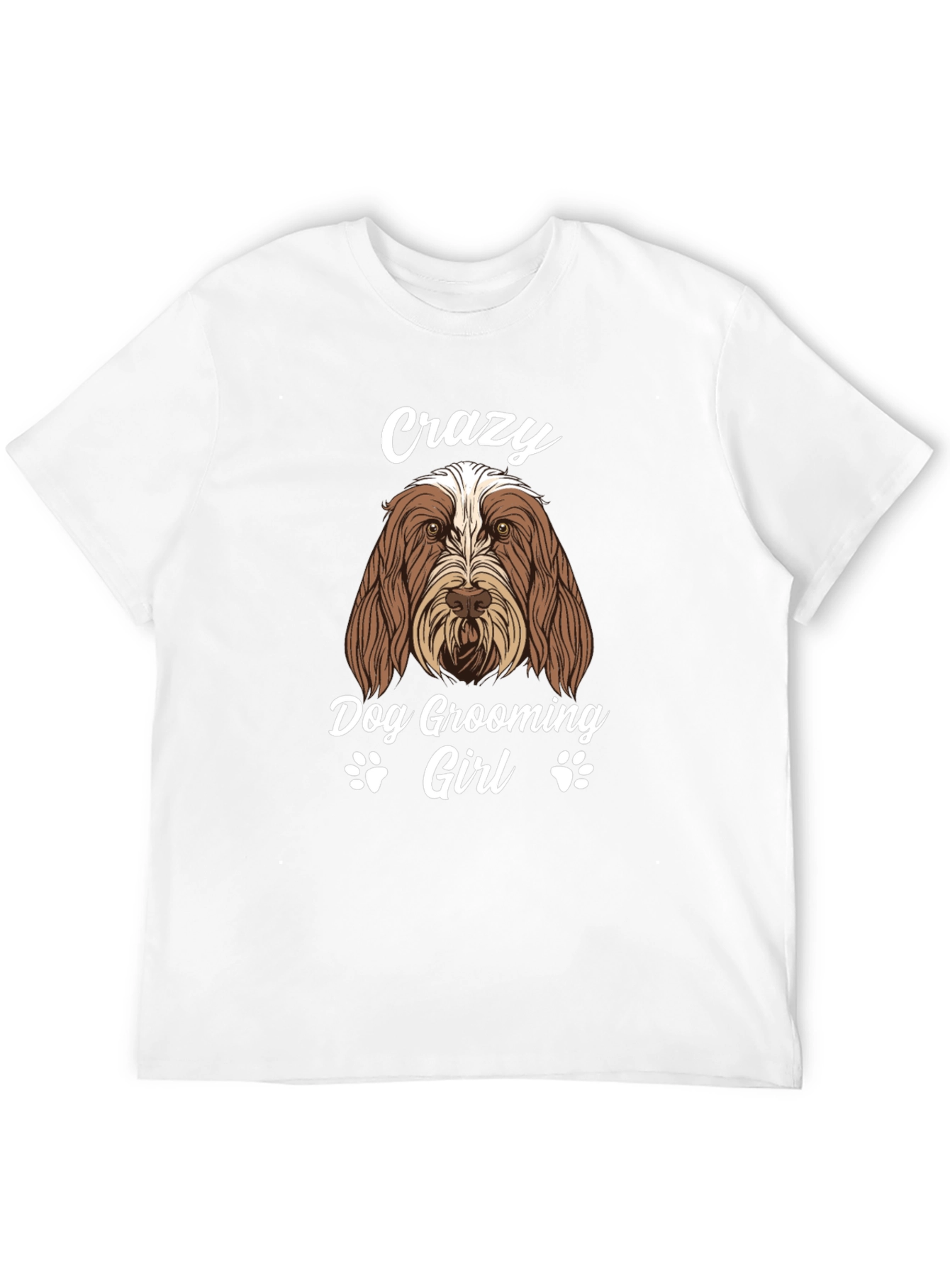 Crazy Dog Grooming Girl T-Shirt