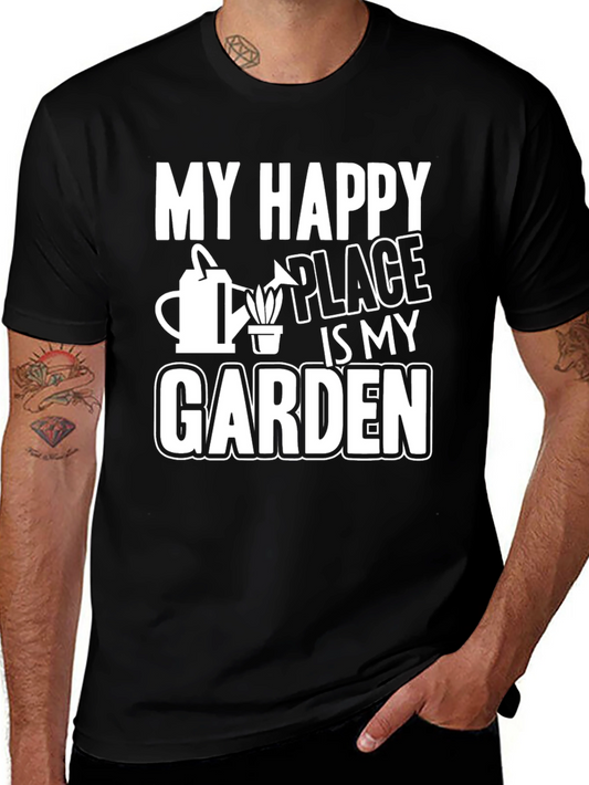 My Happy Place is My Garden Graphic Tee