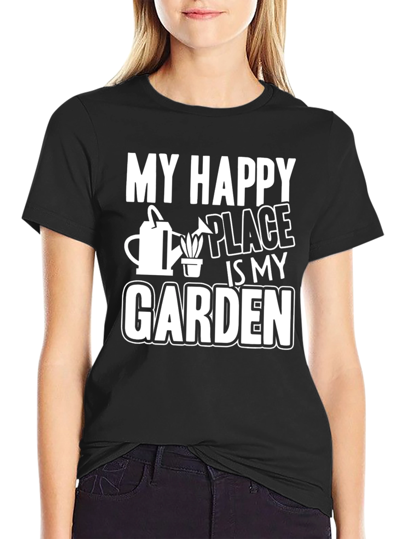 My Happy Place is My Garden Graphic Tee