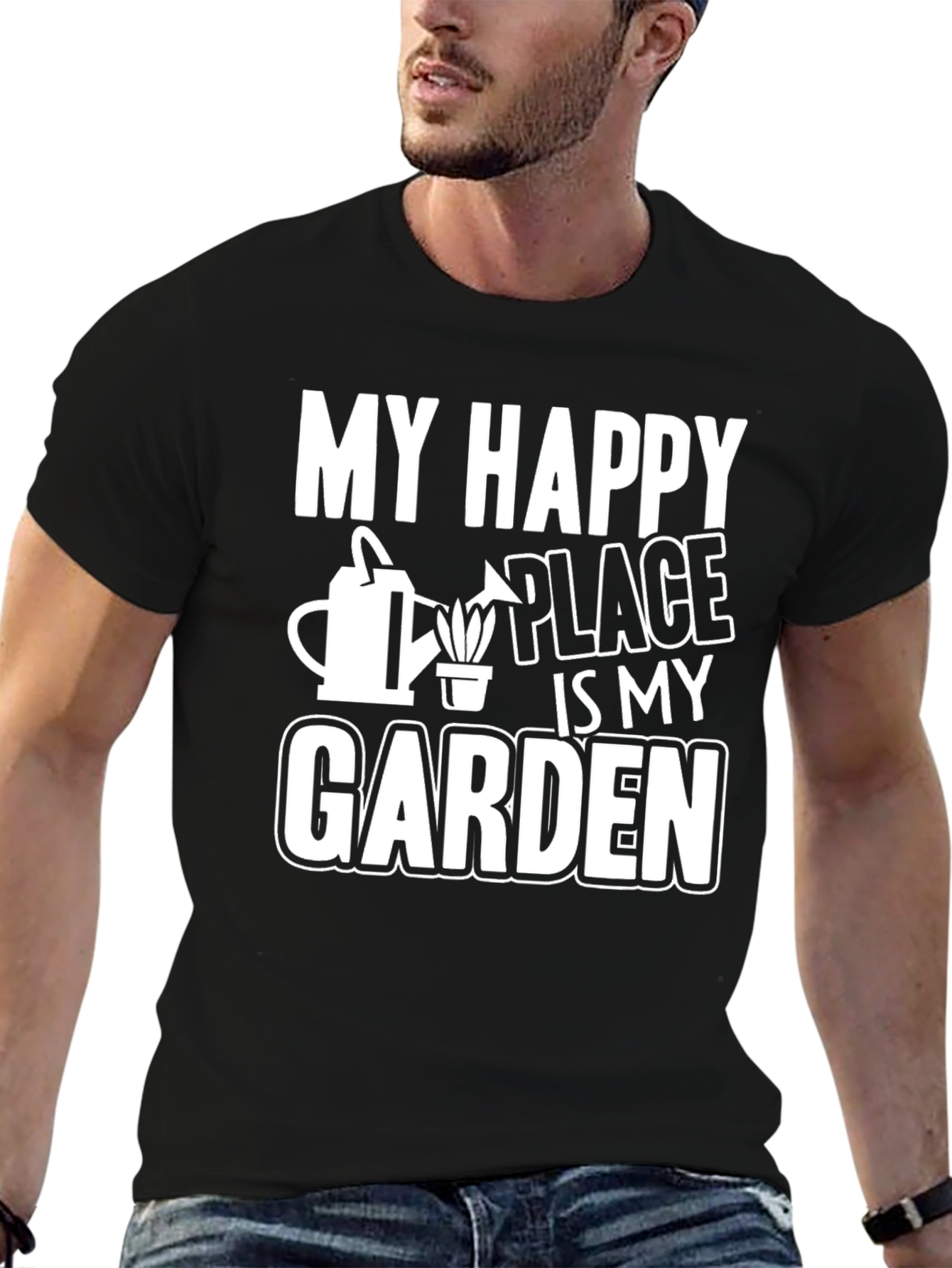 My Happy Place is My Garden Graphic Tee