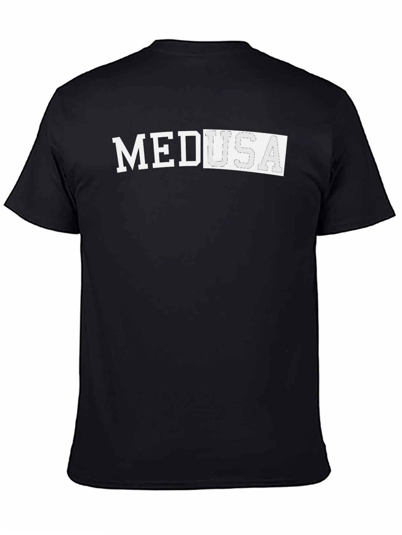 Medusa Graphic Tee - Stylish Black Cotton T-Shirt