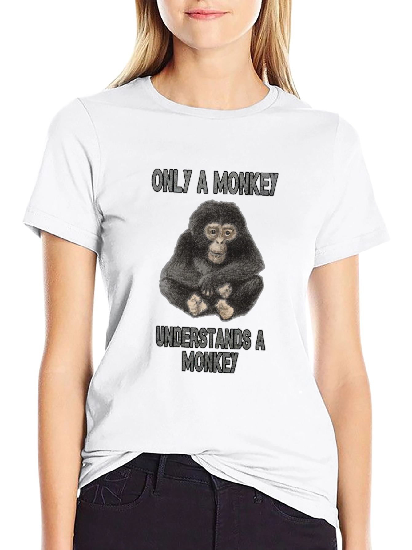 Monkey T-Shirt - Only a Monkey Understands