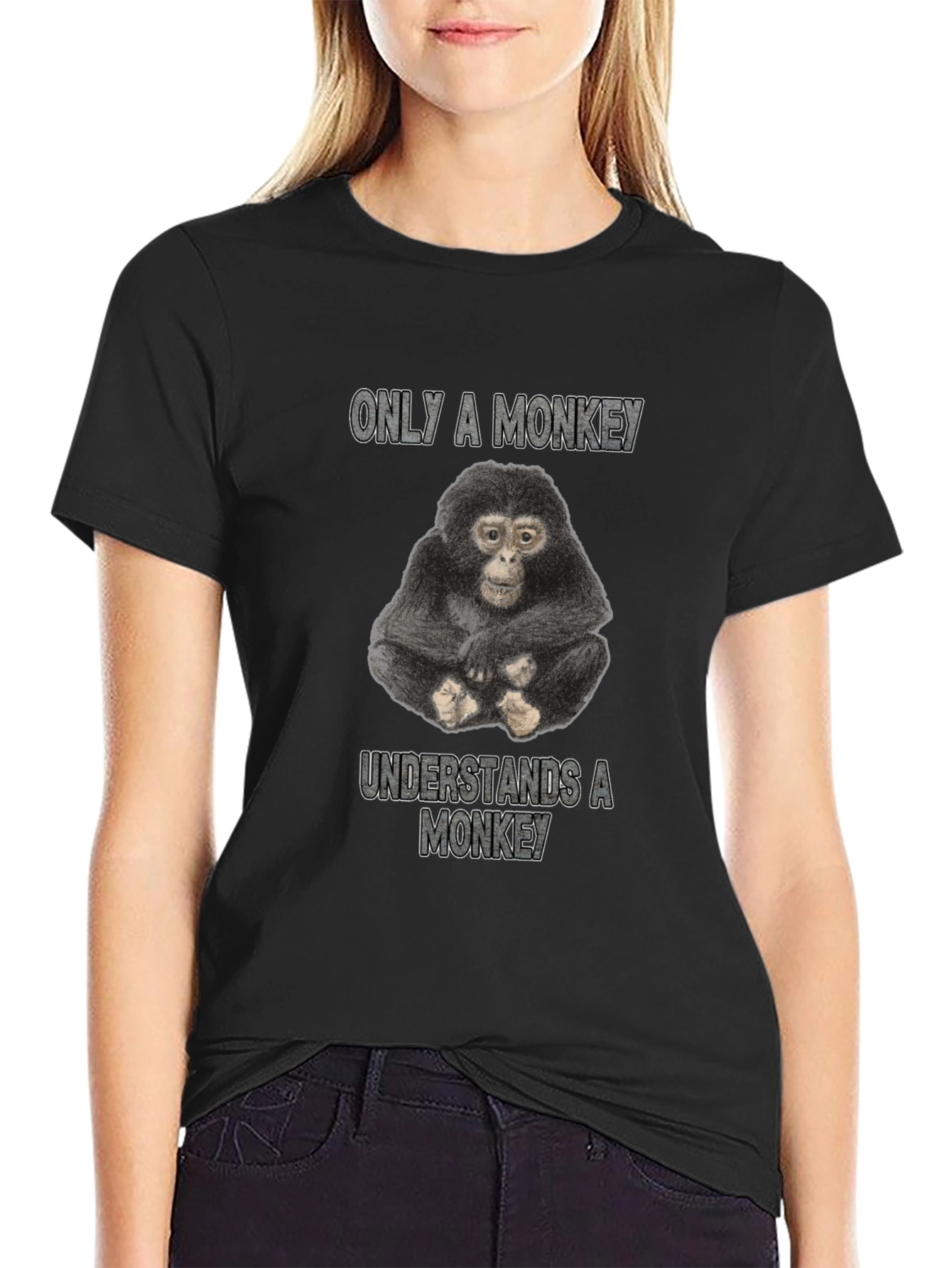 Monkey T-Shirt - Only a Monkey Understands