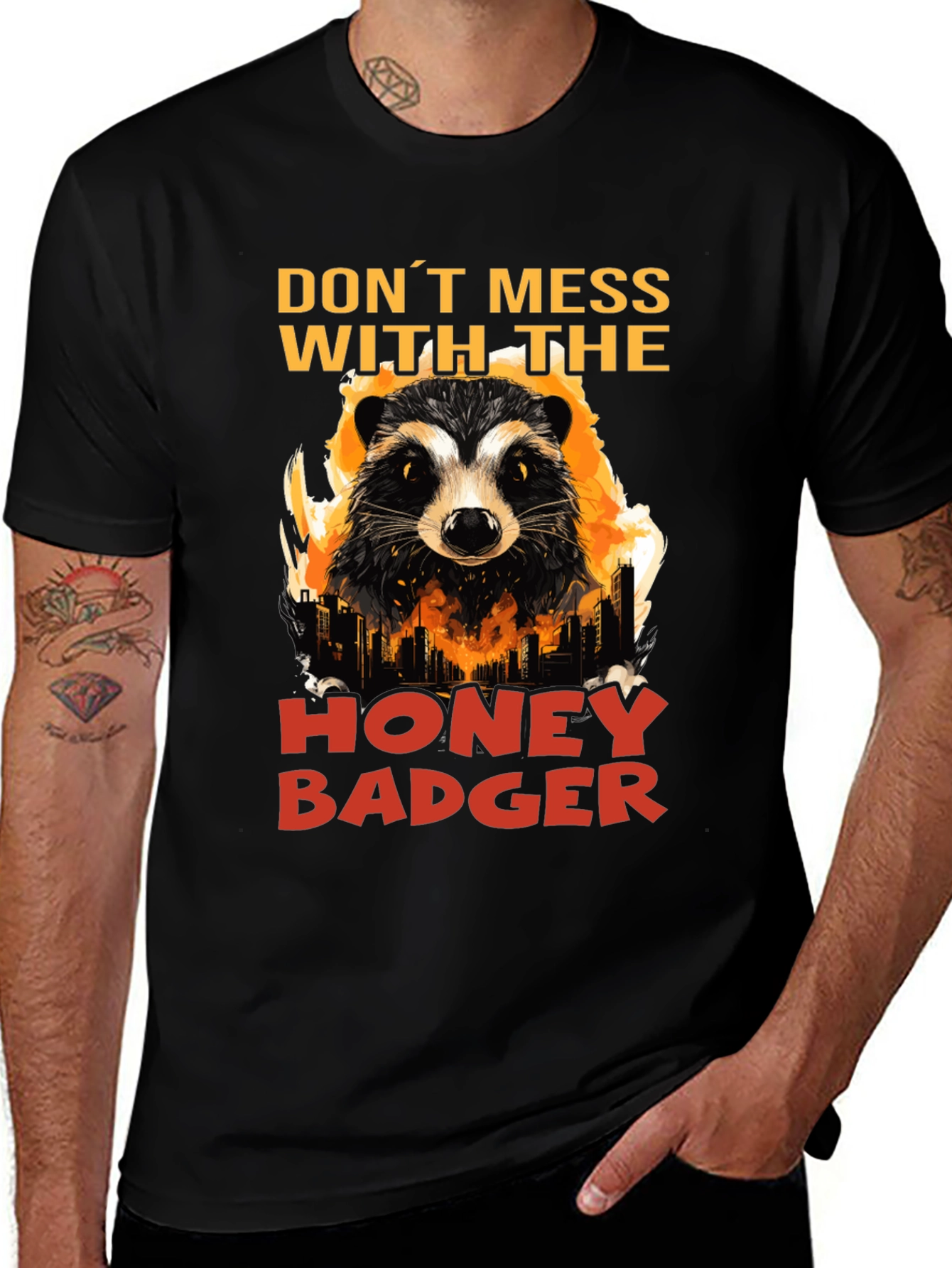 Dont Mess with the Honey Badger Graphic Tee