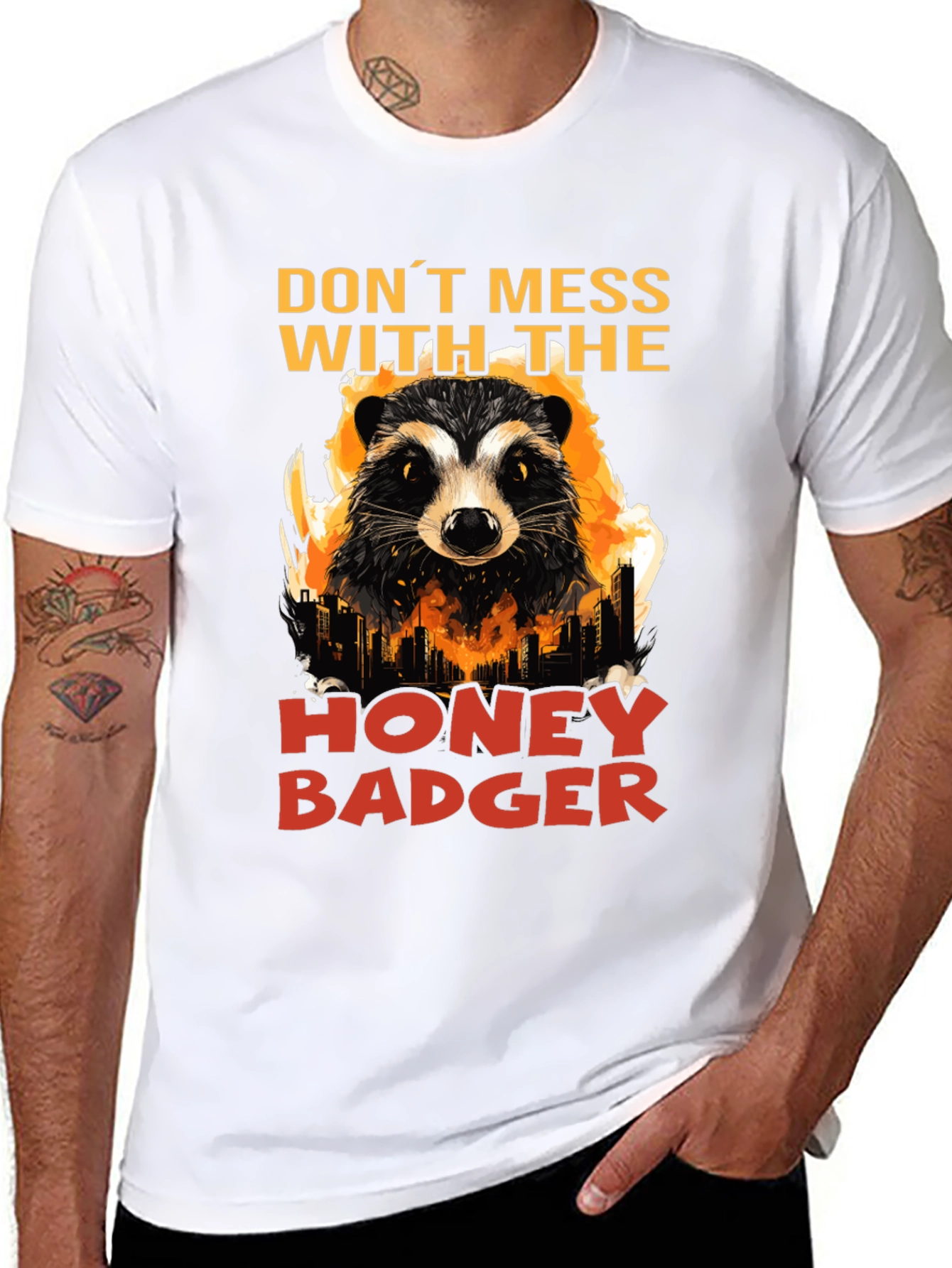Dont Mess with the Honey Badger Graphic Tee