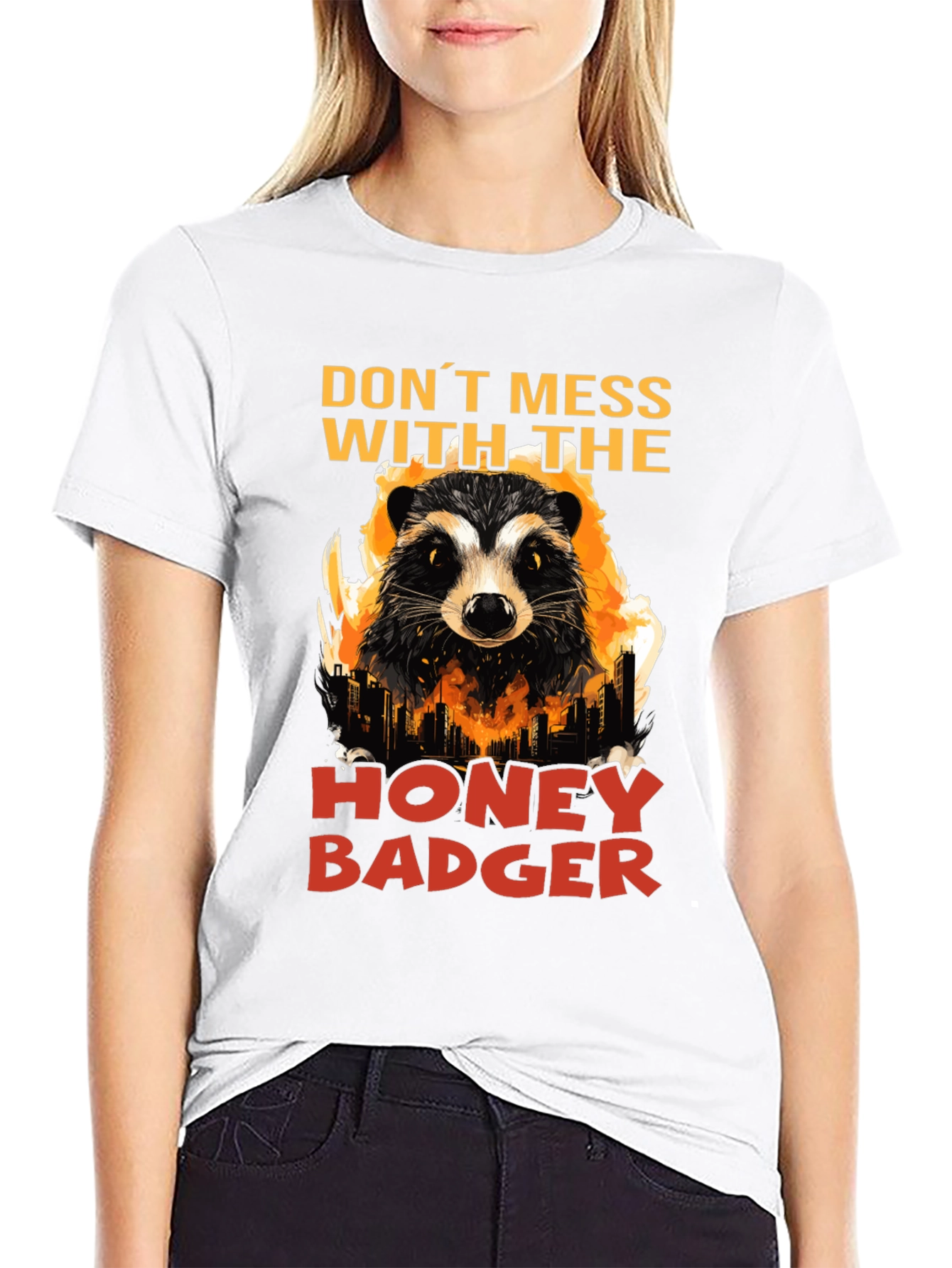 Dont Mess with the Honey Badger Graphic Tee