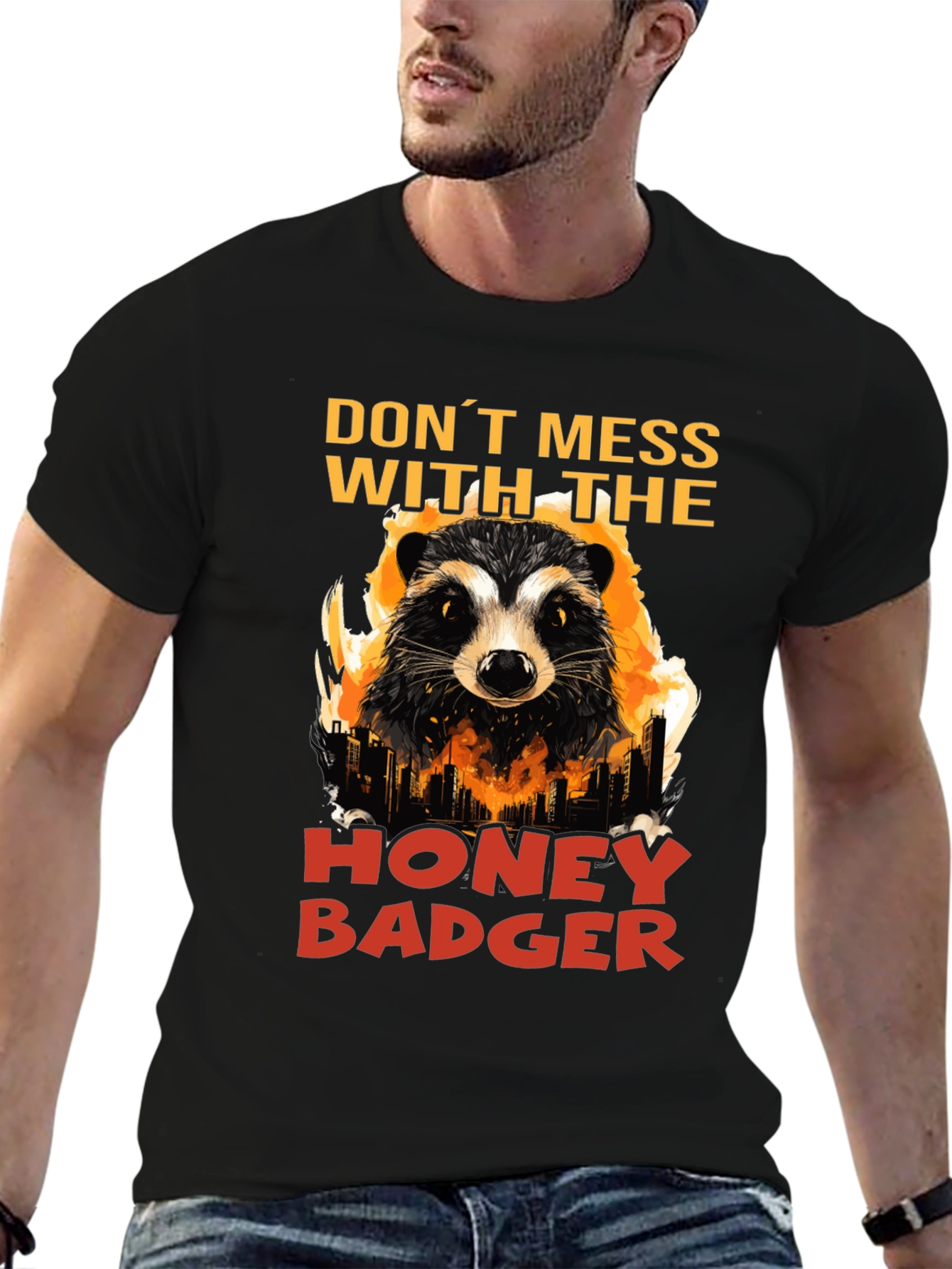 Dont Mess with the Honey Badger Graphic Tee