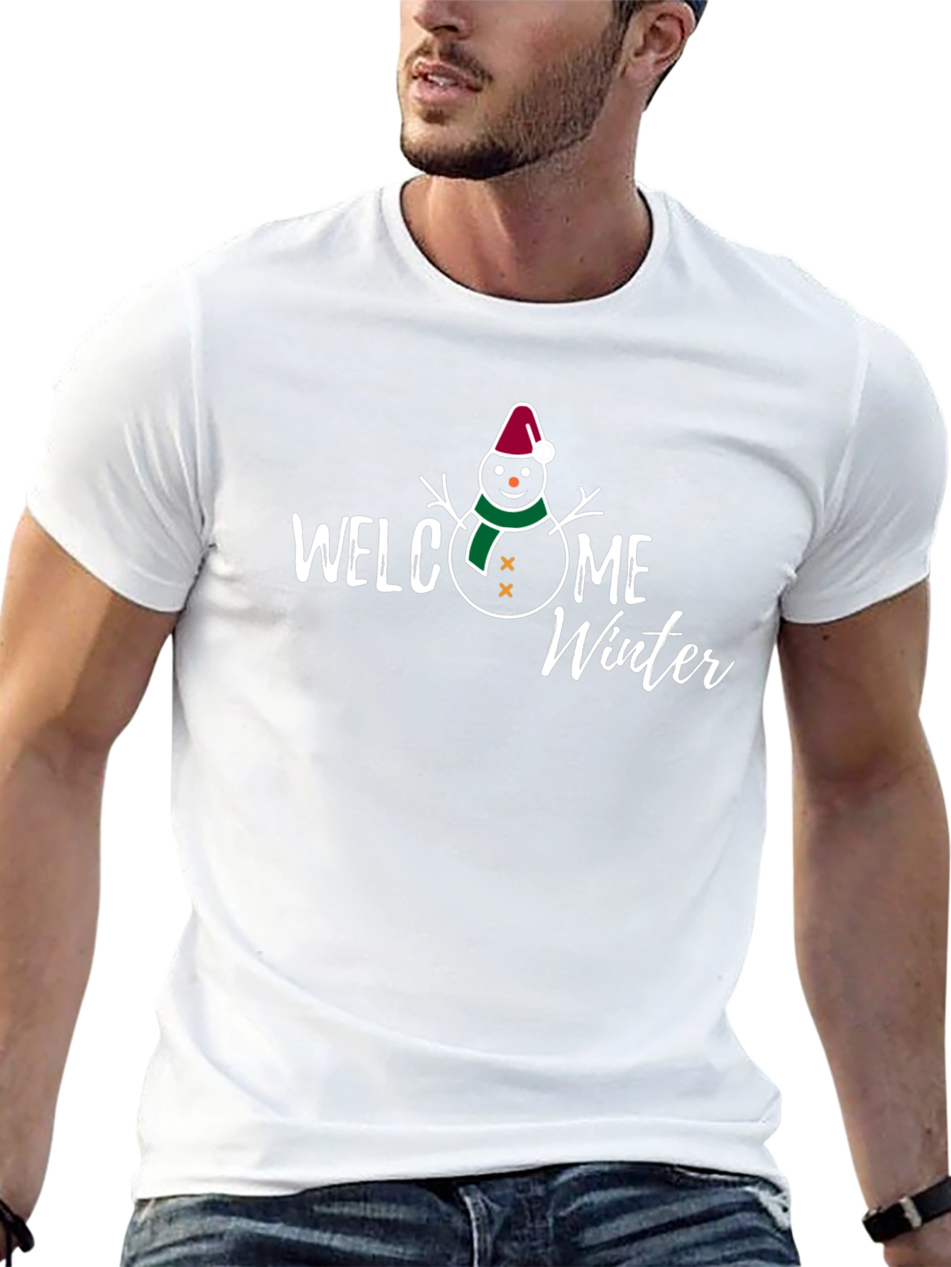 Welcome Winter Snowman T-Shirt