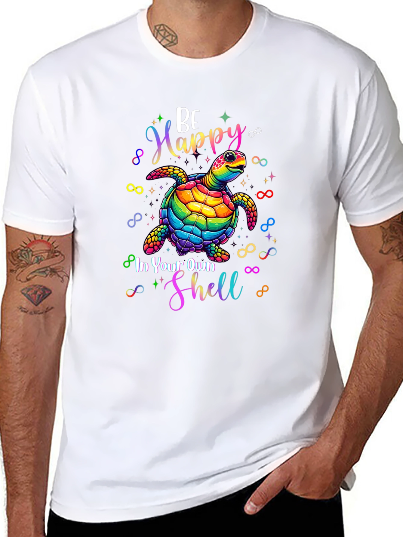 Be Happy In Your Own Shell Turtle T-Shirt