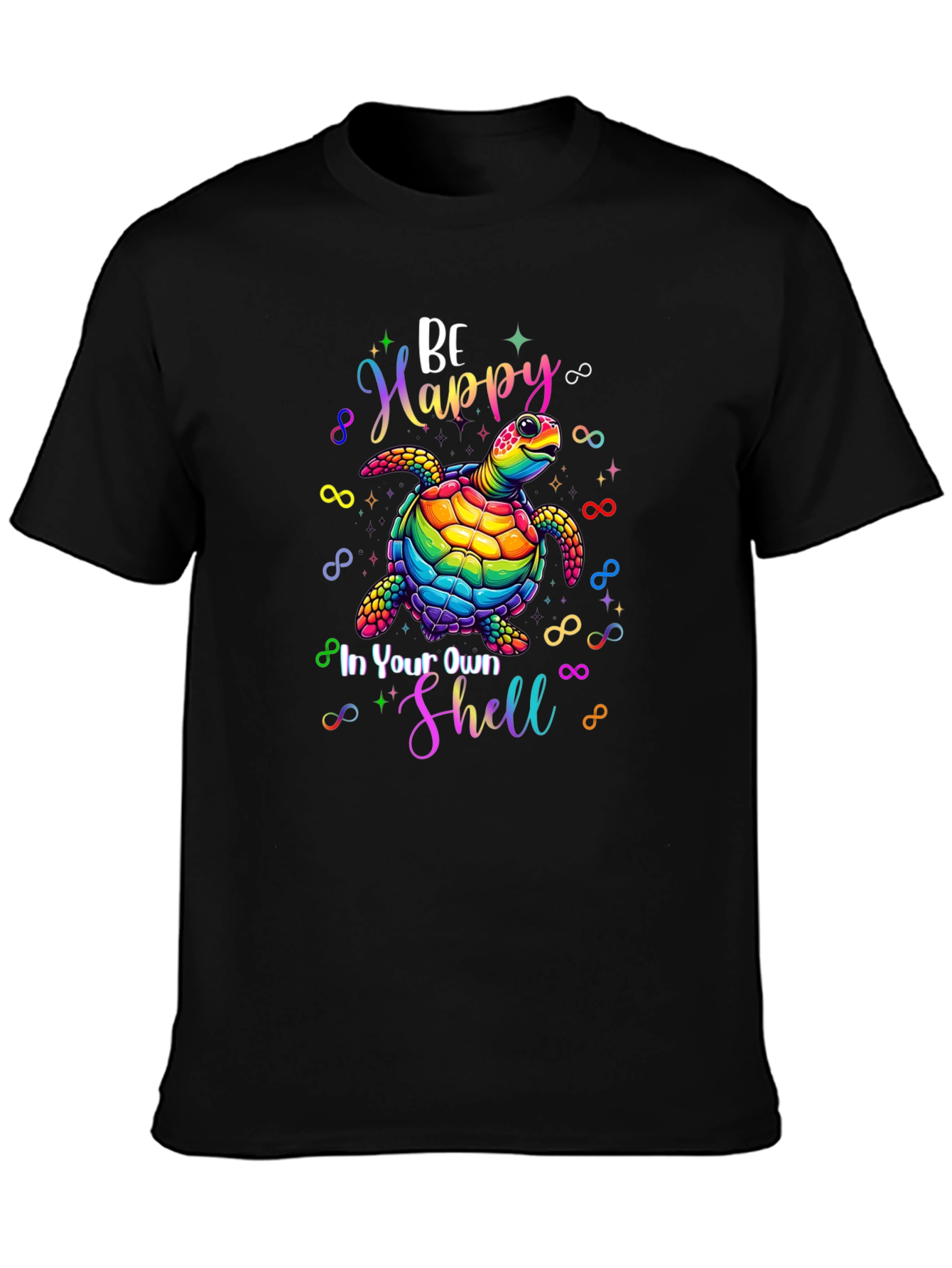 Be Happy In Your Own Shell Turtle T-Shirt