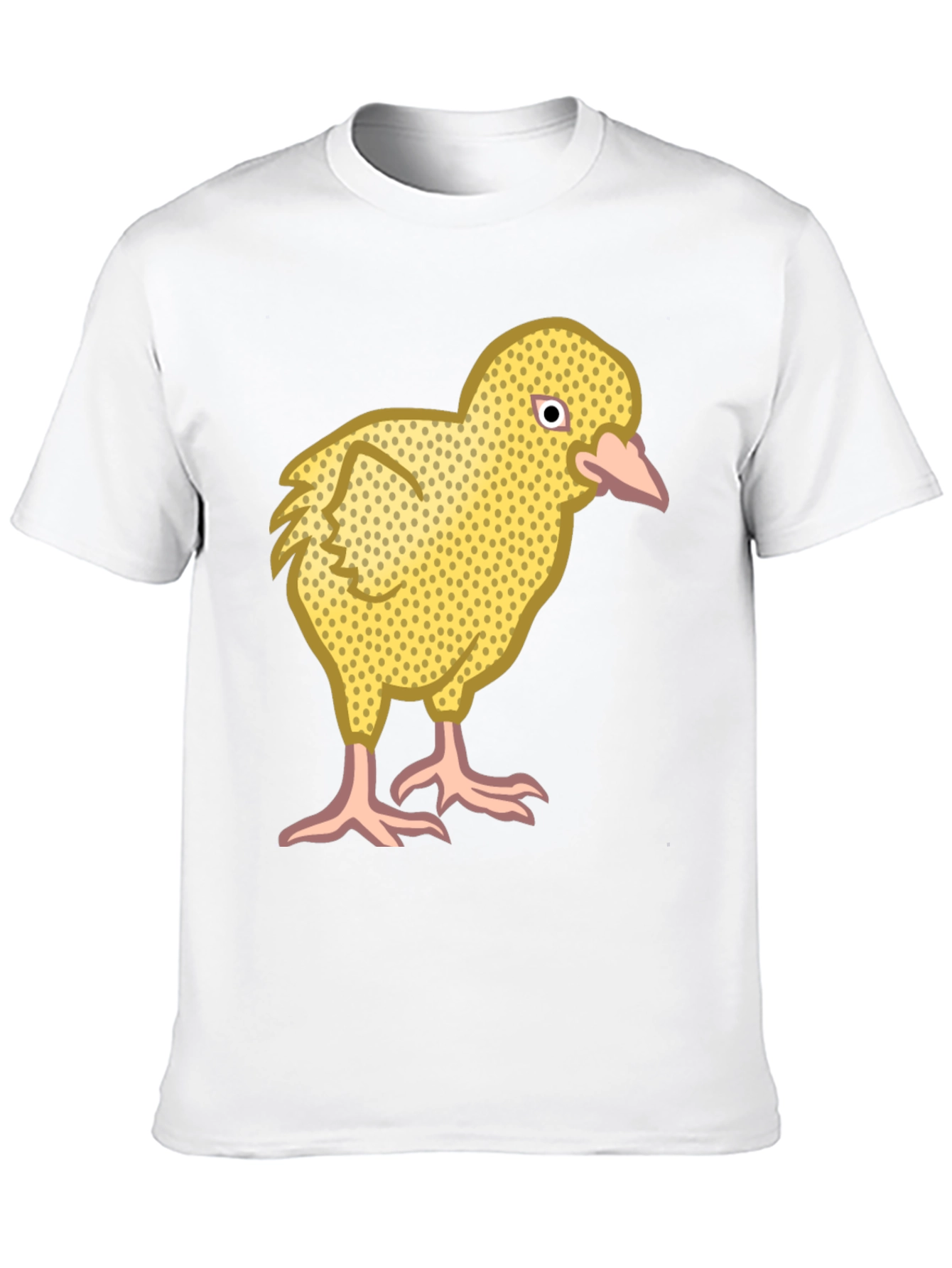 Funny Chick Graphic Black T-Shirt