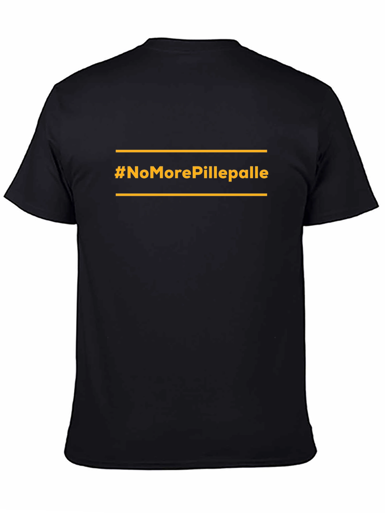 NoMorePillepalle Black Graphic T-Shirt