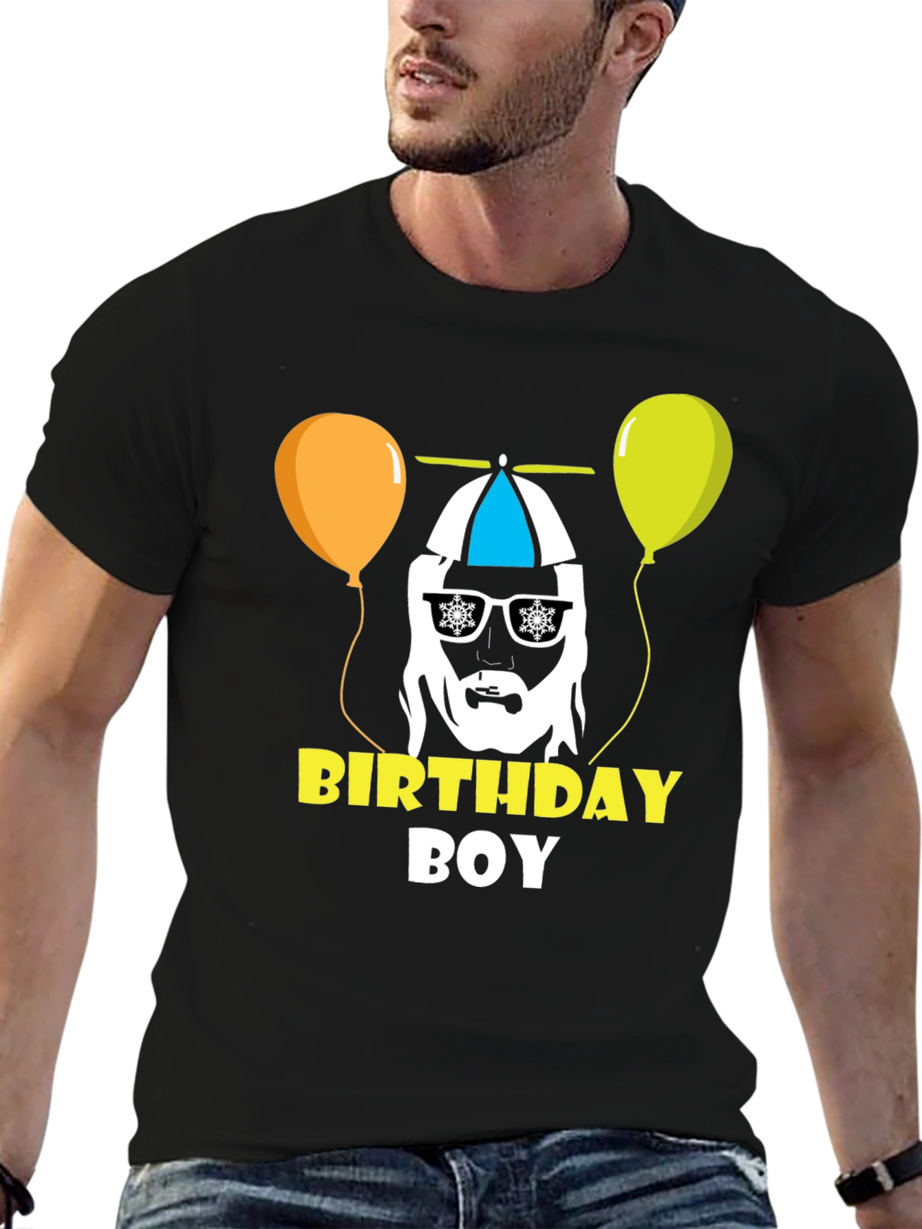 Birthday Boy Graphic Tee - Fun Party Shirt