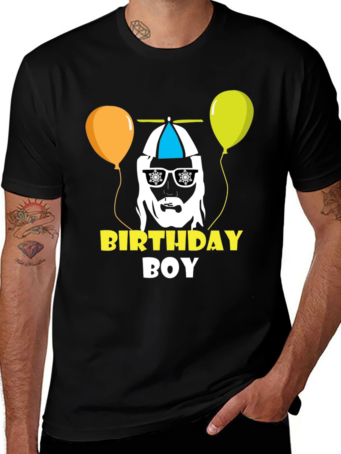 Birthday Boy Graphic Tee - Fun Party Shirt