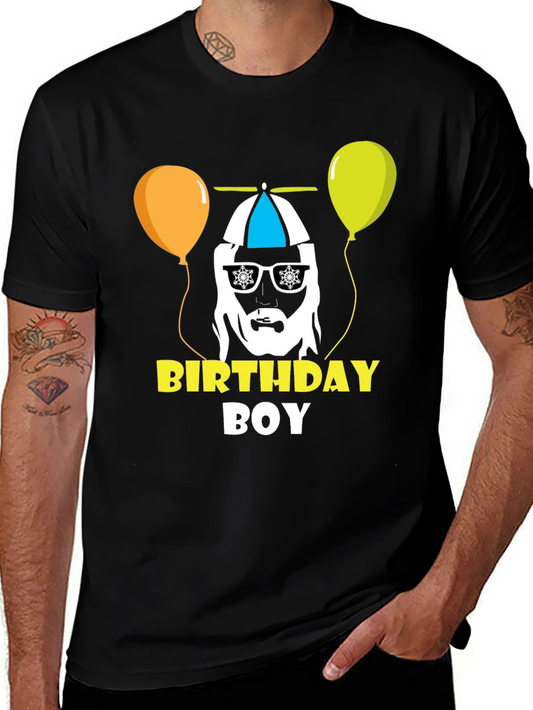Birthday Boy Graphic Tee - Fun Party Shirt