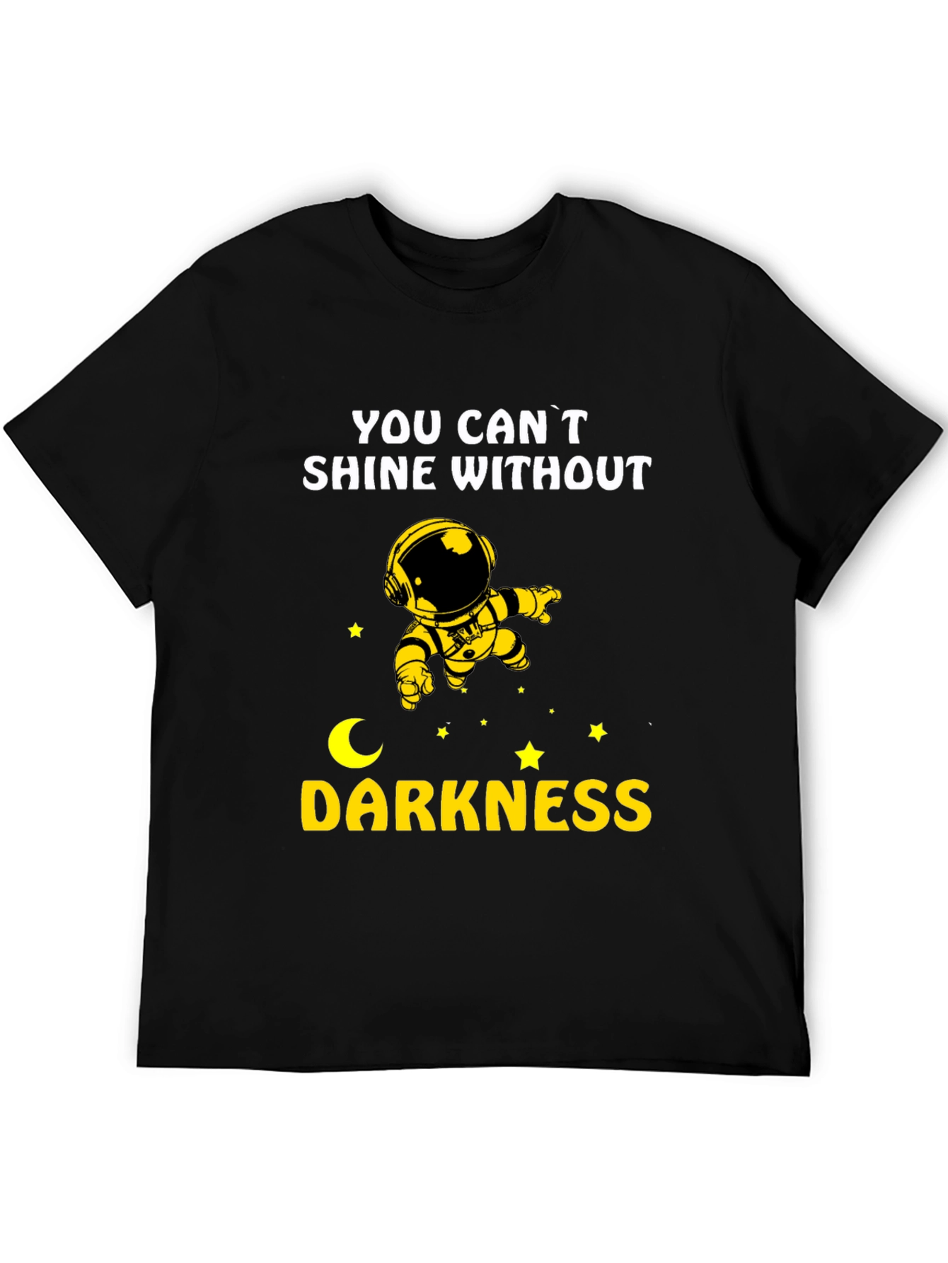 Astronaut Shine Without Darkness Graphic Tee