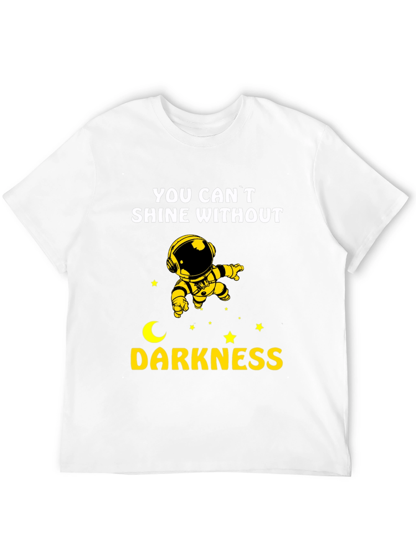 Astronaut Shine Without Darkness Graphic Tee