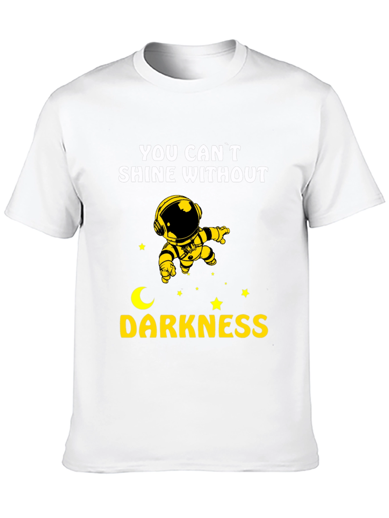 Astronaut Shine Without Darkness Graphic Tee