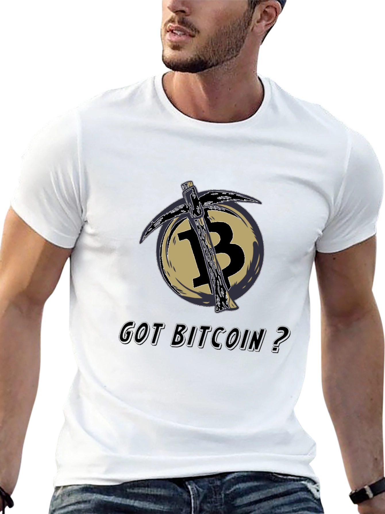 Got Bitcoin? Crypto Mining Pickaxe T-Shirt