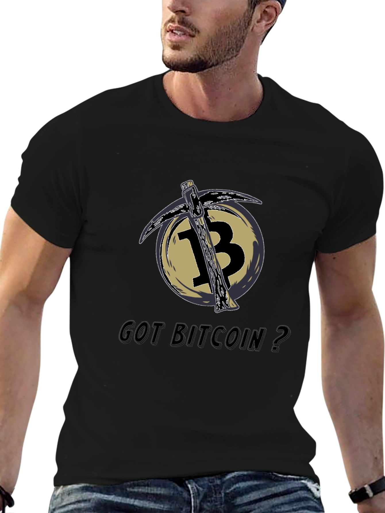 Got Bitcoin? Crypto Mining Pickaxe T-Shirt