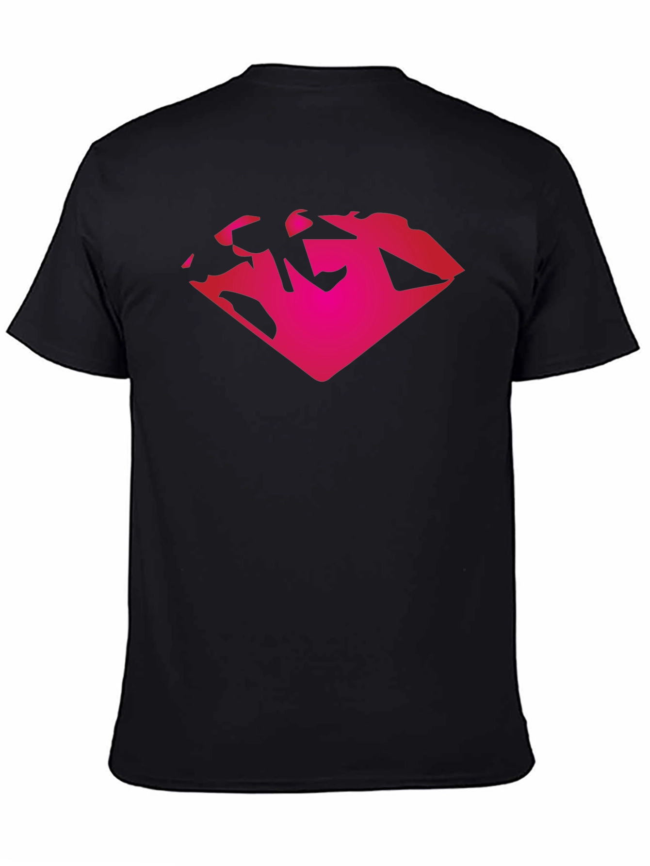 Diamond Graphic Black T-Shirt Casual Wear