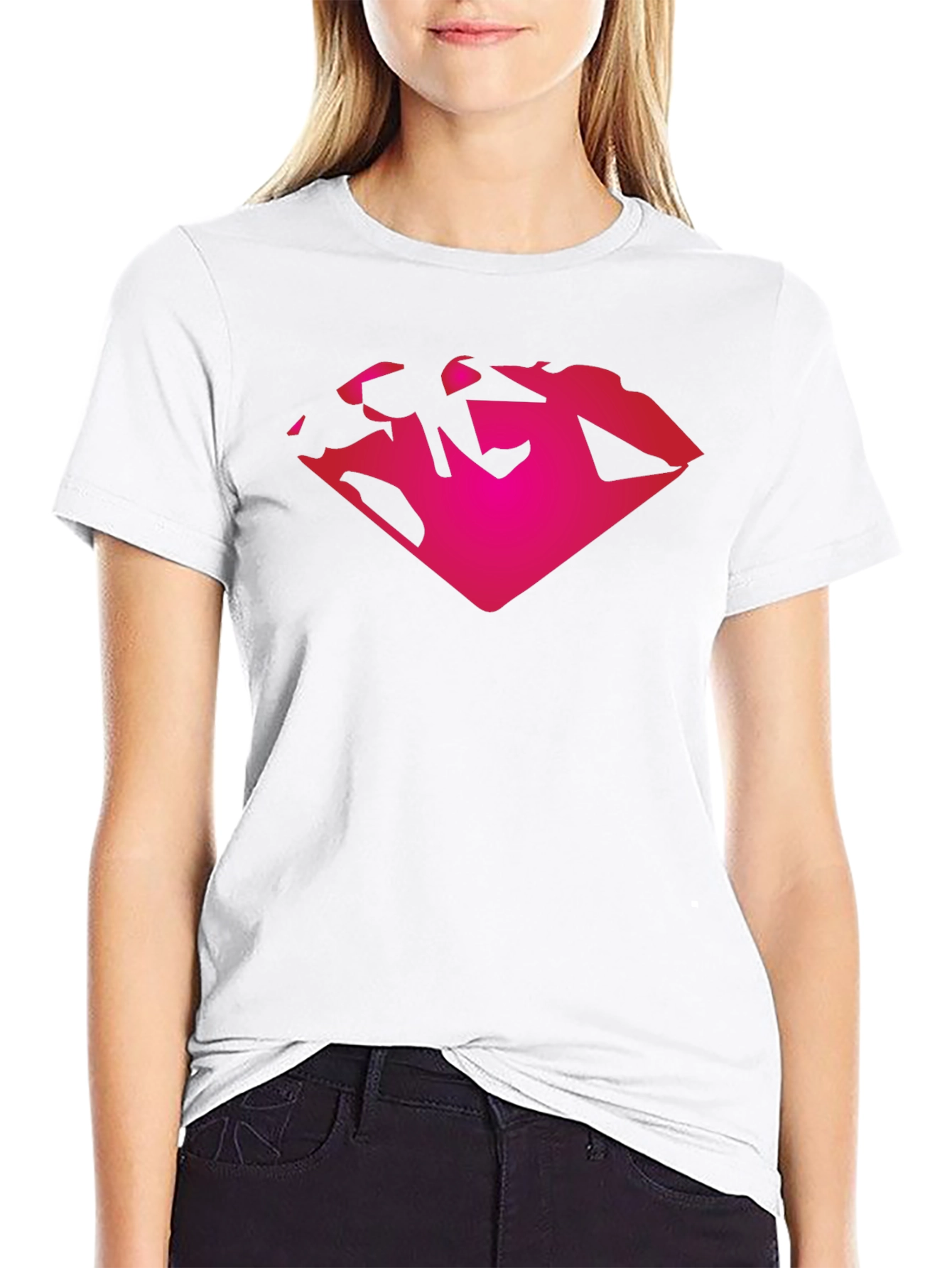 Diamond Graphic Black T-Shirt Casual Wear