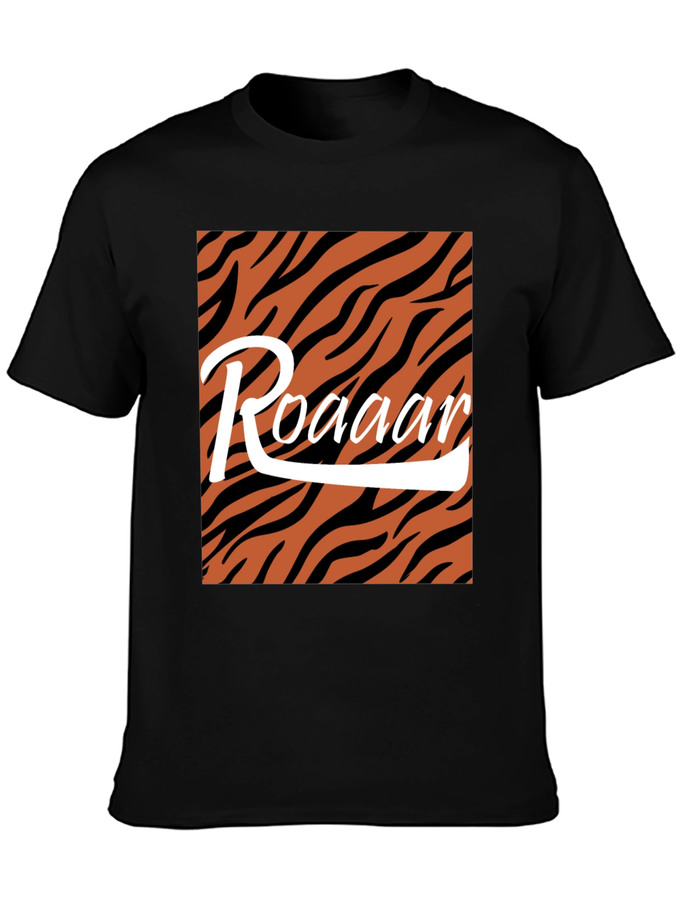 Roaar Tiger Stripe Graphic Tee
