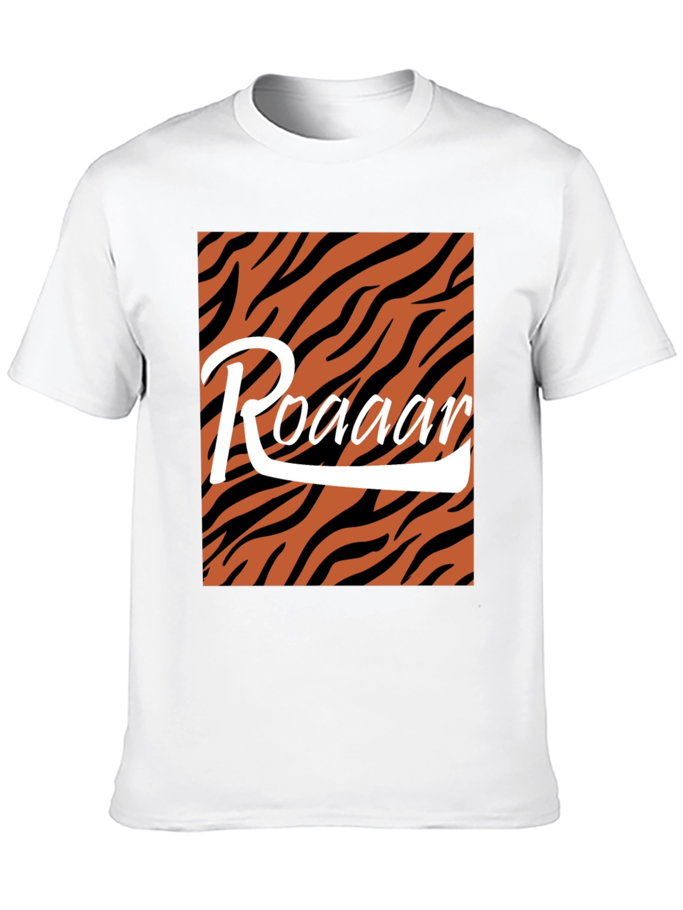 Roaar Tiger Stripe Graphic Tee